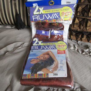 ruwa pre-stretched braiding hair